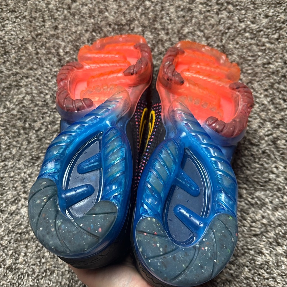 Men’s Nike Vapor Max 2021 FK Black Photo Blue Crimson University Gold Size 11.5 - Picture 7 of 8